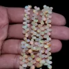 AAA+ Ethiopian Opal Teardrop Smooth Briolette, Welo Fire Opal Gemstone Teardrop Smooth Beads, Natural Ethiopian Welo Fire Opal Loose Drops - Image 4