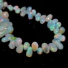 AAA+ Ethiopian Opal Teardrop Smooth Briolette, Welo Fire Opal Gemstone Teardrop Smooth Beads, Natural Ethiopian Welo Fire Opal Loose Drops
