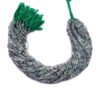 AAA+ Green Fluorite 3mm Faceted Roundel Loose Beads | 13Inch Strand | Natural Fluorite Semi Precious Gemstone Loose Beads for Jewelry Making - Image 2