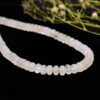 AAA+ White Moonstone 5mm-7mm Smooth Rondelle Beads | 16inch Strand | Natural Moonstone Semi Precious Gemstone Loose Beads for Jewelry Making - Image 5