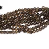 AAA Smoky Quartz 4mm-5mm Smooth Round Beads | 13" Strand | Natural Brown Smoky Quartz Semi Precious Gemstone Round Beads | Pack of 2 Strands - Image 3