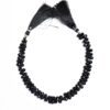 Black Onyx Faceted Teardrop Briolette | Gemstone 4x6mm Drops 8inch Strand | Natural Black Onyx Semi Precious Gemstone Briolette Beads - Image 3