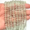 Brazilian Green Amethyst Faceted 8mm-9mm Rondelle Beads | 16inch Strand | Natural AAA Amethyst Semi Precious Gemstone Faceted Rondelle Beads - Image 3