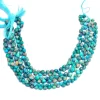 Turquoise Gemstone Onion Smooth Briolette Beads | 8inch Strand | Natural Arizona Turquoise Semi Precious Gemstone 5mm-7mm Beads for Jewelry - Image 3