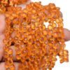 AAA Citrine Quartz Faceted 7mm Heart Briolette Beads | 8inch Strand | Honey Citrine Hydro Quartz Gemstone Heart Briolette Beads for Jewelry - Image 2