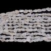AAA White Rainbow Moonstone 10mm-16mm Raw Rough Nuggets Beads | Moonstone Uneven Tumbled | Natural Semi Precious Gemstone Blue Fire Beads