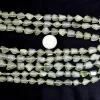 AAA Prehnite 11mm-13mm Faceted Nugget Beads | Green Prehnite Gemstone Step Cut Tumbled | Natural Semi Precious Rare Beads for Jewelry Making - Image 3