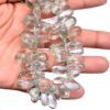 AAA Green Amethyst Faceted Teardrop Briolette Beads | 9inch Strand- 560 Carats 6x14mm to 9x18mm Beads | Natural Green Amethyst Gemstone Drops