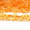 AAA Citrine Quartz Faceted 7mm Heart Briolette Beads | 8inch Strand | Honey Citrine Hydro Quartz Gemstone Heart Briolette Beads for Jewelry
