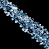 White Topaz Gemstone Faceted Pear Briolette Beads | Natural Mystic Topaz Coated Semi Precious Gemstone Bead for Jewelry | Genuine Fine Topaz - Image 2