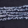 White Topaz Gemstone Faceted Pear Briolette Beads | Natural Mystic Topaz Coated Semi Precious Gemstone Bead for Jewelry | Genuine Fine Topaz - Image 5