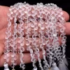 Crystal Quartz Gemstone 6mm Faceted Heart Briolette Beads | Natural AAA+ Clear Crystal Semi Precious Gemstone Beads for Jewelry | 5" Strand - Image 3