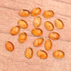 Natural Citrine Gemstone 4x5mm Oval Cabochon | AAA+ Citrine Semi Precious Gemstone Flat Back Smooth Cabs | Citrine Loose Gemstone Cabochon