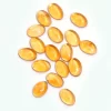 Natural Citrine Gemstone 4x5mm Oval Cabochon | AAA+ Citrine Semi Precious Gemstone Flat Back Smooth Cabs | Citrine Loose Gemstone Cabochon - Image 2