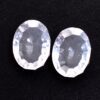 AAA+ Crystal Quartz Loose Faceted Oval Cabochon | Gemstone 12x16mm Concave Cut Pair | Rare Clear Quartz Natural Semi Precious Gemstone Cabs - Image 3