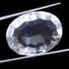 AAA+ Crystal Quartz Loose Faceted Oval Cabochon | Gemstone 12x16mm Concave Cut Pair | Rare Clear Quartz Natural Semi Precious Gemstone Cabs - Image 2