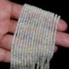 AAA+ Ethiopian Welo Opal Fire Rondelle Beads | Gemstone 3mm-4.5mm Beads | Natural Ethiopian Opal Gemstone Smooth Rondelles | Welo Opal Beads - Image 2
