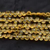 AAA+ Citrine Quartz 5mm-6mm Faceted Heart Briolette Beads | 7" Strand | Citrine Hydro Quartz Semi Precious Gemstone Loose Beads for Jewelry - Image 2