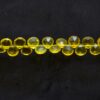 AAA+ Yellow Sapphire Color Quartz 5mm-6mm Faceted Heart Briolette Beads | Sapphire Hydro Quartz Gemstone Loose Briolette Beads | 7" Strand - Image 2