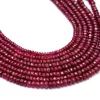Natural Ruby Gemstone 3mm-5mm Faceted Rondelle Beads | AAA+ Red Ruby Precious Gemstone Faceted Loose Beads for Jewelry Making | 16" Strand - Image 5