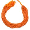 AAA+ Mandarin Spessartite Garnet Gemstone 2mm-3mm Faceted Rondelle Beads | 13" Strand | Natural Fanta Garnet Precious Gemstone Loose Beads - Image 2