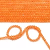 AAA+ Mandarin Spessartite Garnet Gemstone 2mm-3mm Faceted Rondelle Beads | 13" Strand | Natural Fanta Garnet Precious Gemstone Loose Beads - Image 5