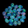 AAA+ Ethiopian Welo Opal Gemstone Multi Fire 6x8mm Oval Cabochon | Natural Ethiopian Opal Loose Oval Cabochon | Welo Opal Gemstone Cabs Lot - Image 3