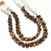 Yellow Tiger Eye Onion Briolette, Gemstone 6mm Loose Beads | Natural Tiger Eye Semi Precious Gemstone Faceted Fancy Beads | 7inch Strand - Image 2