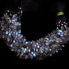 AAA+ Labradorite Gemstone 6x4mm-7x5mm Smooth Pear Briolette | Natural High Fire Labradorite Semi Precious Gemstone Loose Beads | 8" Strand - Image 2