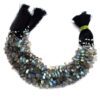 AAA+ Labradorite Gemstone 6x4mm-7x5mm Smooth Pear Briolette | Natural High Fire Labradorite Semi Precious Gemstone Loose Beads | 8" Strand - Image 3
