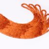 Rare Spessartite Garnet Gemstone 3mm-3.5mm Faceted Rondelle Beads | 16inch Strand | Natural AAA+ Fanta Orange Garnet Gemstone Faceted Beads - Image 2