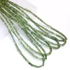 AAA+ Green Tourmaline 3x4mm-3x9mm Faceted Tube Briolette Beads | Grass Green Tourmaline Precious Gemstone Cylinder Pipe Fancy Loose Beads - Image 5
