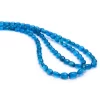 AAA+ Neon Apatite 5mm-7mm Smooth Oval Beads | 16inch Strand | Natural Blue Apatite Semi Precious Gemstone Loose Beads for Jewelry Making - Image 2