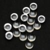 AAA+ Crystal Quartz Round Cabochon | Gemstone 4mm / 5mm Round Cabs Lot | Transparent Clear Quartz Natural Semi Precious Gemstone Cabochon - Image 3