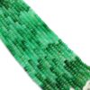 AAA Chrysoprase 8mm Rondelle Faceted Beads | 13" Strand | Multi Shaded Chrysoprase Natural Semi Precious Gemstone Beads for Jewelry Making - Image 3