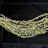 Golden Rutilated Quartz Briolette Beads | 5mm to 10mm Heart Briolette 8" Strand | Natural Semi Precious Gemstone Faceted Beads for Jewelry - Image 2