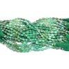 Chrysoprase Gemstone Faceted Teardrop Briolette Beads | Natural Multi Chrysoprase Semi Precious Gemstone 6x9mm / 7x10mm Drops | 8inch Strand - Image 2