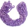 Brazilian Amethyst Gemstone Mix Uncut Chips 4mm-6mm Beads | 34inch Strand | Jewelry Making Supplies | Natural Semi Precious Gemstone Nuggets - Image 2
