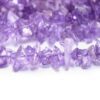Brazilian Amethyst Gemstone Mix Uncut Chips 4mm-6mm Beads | 34inch Strand | Jewelry Making Supplies | Natural Semi Precious Gemstone Nuggets