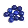 Lapis Lazuli Gemstone 9mm Round Smooth Cabochon Lot | AAA+ Blue Lapis Natural Semi Precious Gemstone Loose Flat Back Cabochon for Jewelry