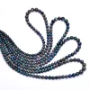 Black Ethiopian Welo Opal Fire 4mm-7mm Smooth Round Beads | Natural Ethiopian Opal Gemstone Welo Opal Loose Round Beads | 16inch Strand - Image 6