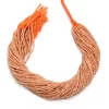 Peach Moonstone Gemstone 2mm-3mm Faceted Rondelle Beads | 13inch Strand | Natural AAA+ Moonstone Semi Precious Gemstone Beads for Jewelry - Image 3