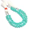 AAA+ Amazonite Onion Briolette, Gemstone 6mm-7mm Loose Beads | Natural Green Amazonite Semi Precious Gemstone Faceted Beads | 7inch Strand
