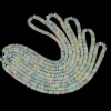 AAA+ Ethiopian Welo Opal Rondelle Beads | Gemstone Smooth 5mm-7mm Beads | Natural Ethiopian Welo Fire Opal Gemstone Rondelle | 8inch Strand