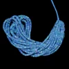 AAA+ Blue Ethiopian Welo Opal Gemstone Faceted 3.5mm-5.5mm Rondelle Beads | Natural Ethiopian Welo Fire Opal Gemstone Rondelle | 16" Strand - Image 2