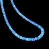 AAA+ Blue Ethiopian Welo Opal Gemstone Faceted 3.5mm-5.5mm Rondelle Beads | Natural Ethiopian Welo Fire Opal Gemstone Rondelle | 16" Strand - Image 3