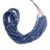 Natural Multi Blue Sapphire Gemstone Smooth Oval Beads | 16inch Strand | AAA+ Blue Sapphire Precious Gemstone Smooth Beads Shaded Strand - Image 3