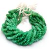 AAA Chrysoprase 8mm Rondelle Faceted Beads | 13" Strand | Multi Shaded Chrysoprase Natural Semi Precious Gemstone Beads for Jewelry Making