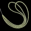 AAA+ Mint Green Sapphire 2.50mm-4mm Graduating Size Faceted Rondelle Beads | 16inch Strand | Natural Sapphire Precious Gemstone Loose Beads - Image 3