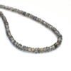 AAA+ Green Sapphire 2.50mm-3.50mm Faceted Rondelle Beads | 18inch Strand | Natural Green Sapphire Precious Gemstone Hand Cut Loose Beads